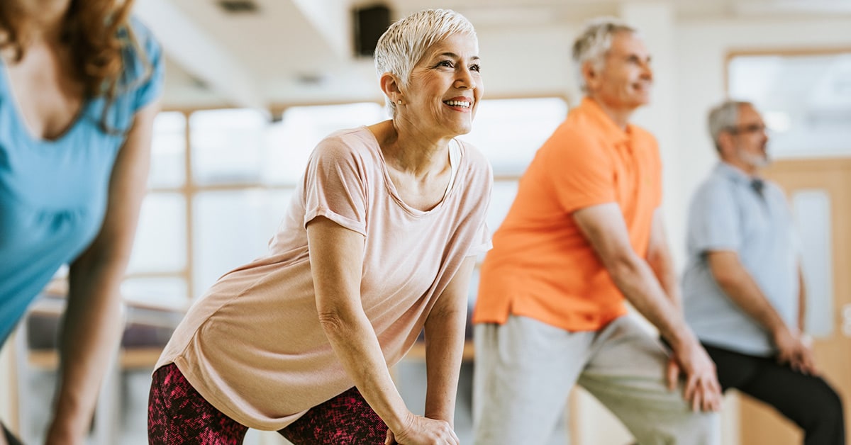 seniors exercising