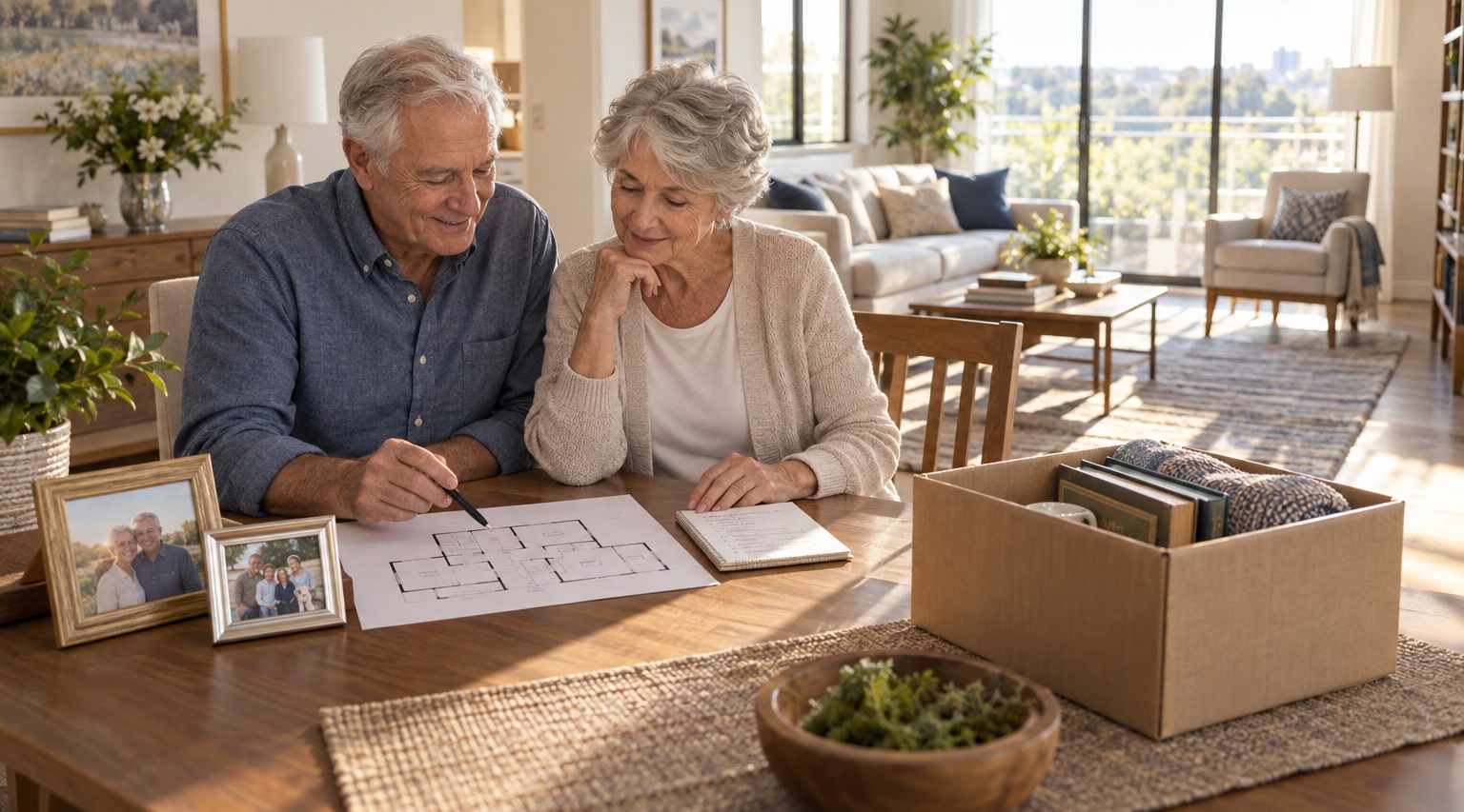 elderly couple planning Independent Living