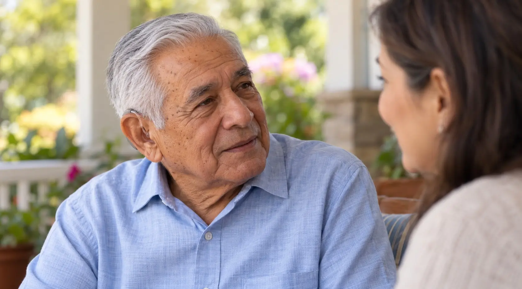 elderly man in memory care